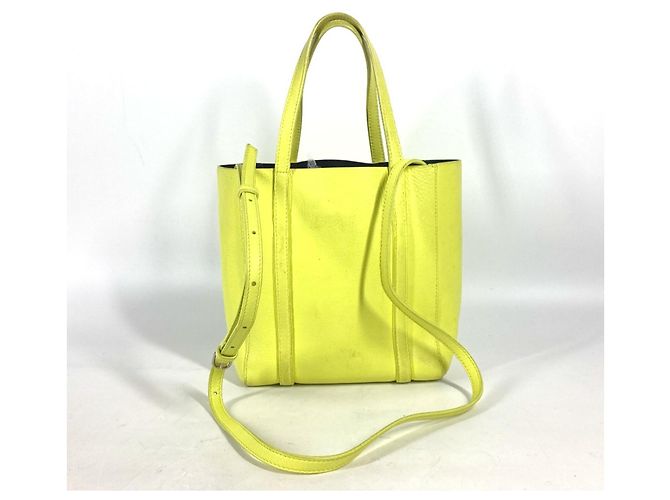 Balenciaga 551815 Everyday Tote Bag XXS Schwarz Gelb - Ansicht 2