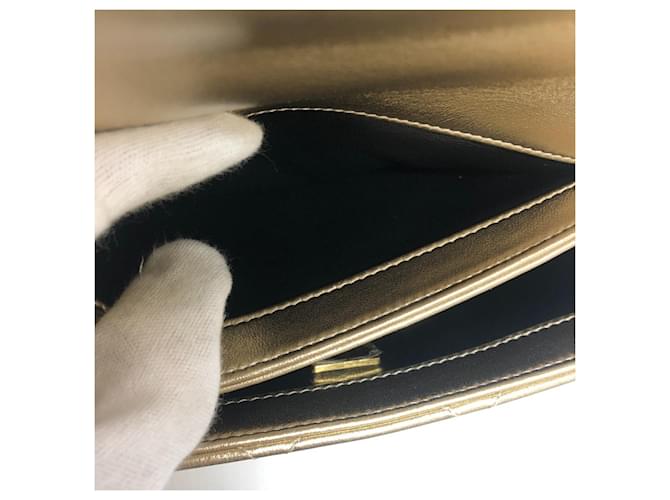 Sac à chaîne Chanel Matelassé Coco Mark en strass Doré - vue 10