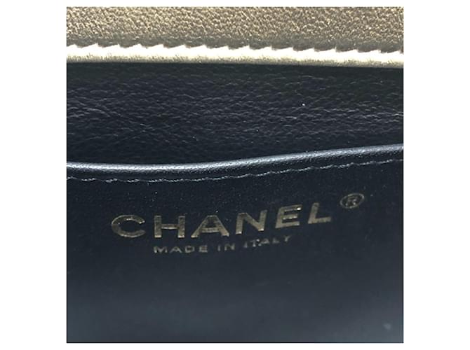 Sac à chaîne Chanel Matelassé Coco Mark en strass Doré - vue 11