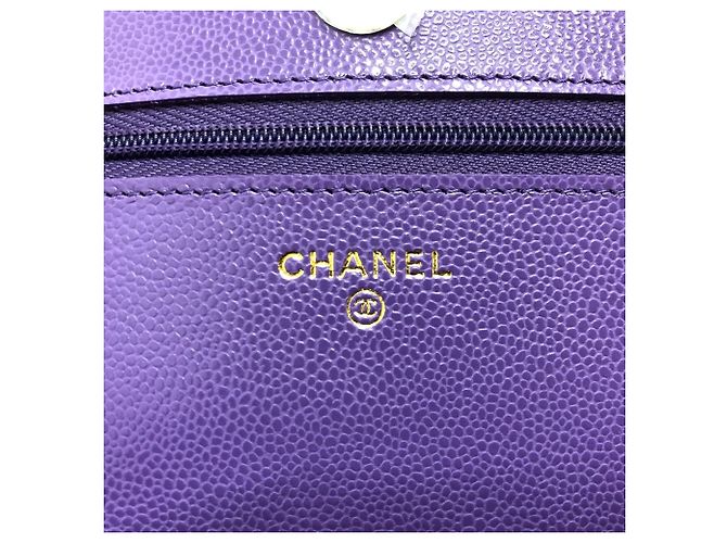 Borsa a spalla Chanel Matelassé con catena Porpora - vista 11
