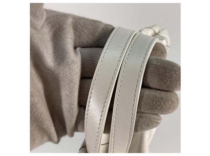 Chanel AS3313 Lambskin Small Chain Backpack Black White - view 7