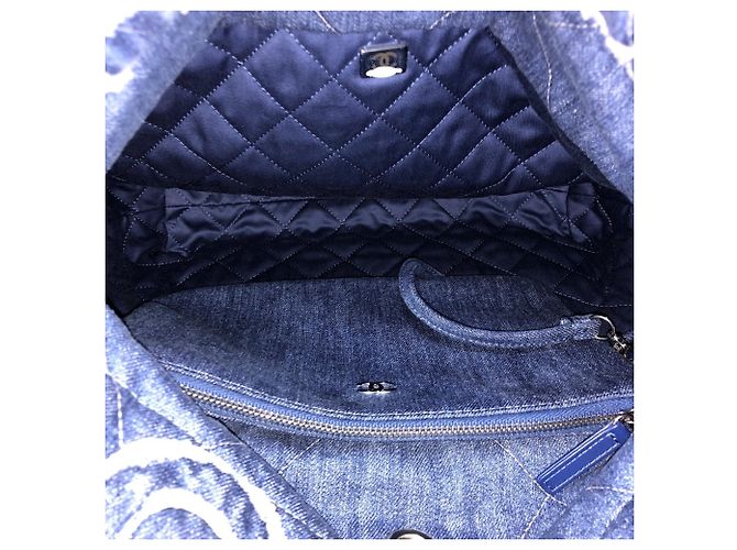 Chanel AS3260 24A Patchwork Schultertasche Blau - Ansicht 12