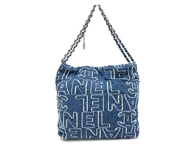 Chanel AS3260 24A Patchwork Schultertasche Blau - Ansicht 2
