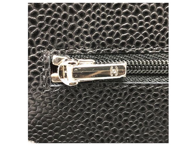Borsa a spalla Chanel Matelassé Coco Mark Classic Chain Wallet Nero - vista 9