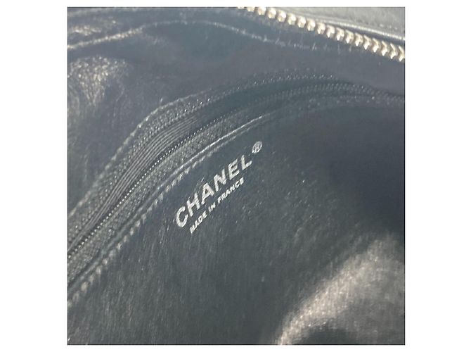 Chanel Bicolor CC Coco Mark W Kettenhandtasche Schwarz Weiß - Ansicht 13