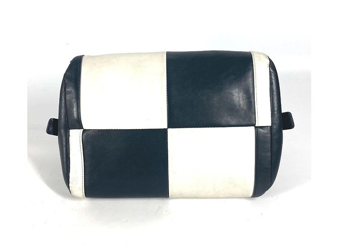 Chanel Bicolor CC Coco Mark W Kettenhandtasche Schwarz Weiß - Ansicht 4