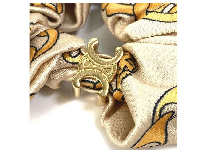 Céline Scrunchie de viscosa amarilla Celine Amarillo - vista 2
