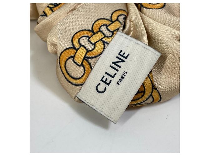 Céline Scrunchie de viscosa amarilla Celine Amarillo - vista 4
