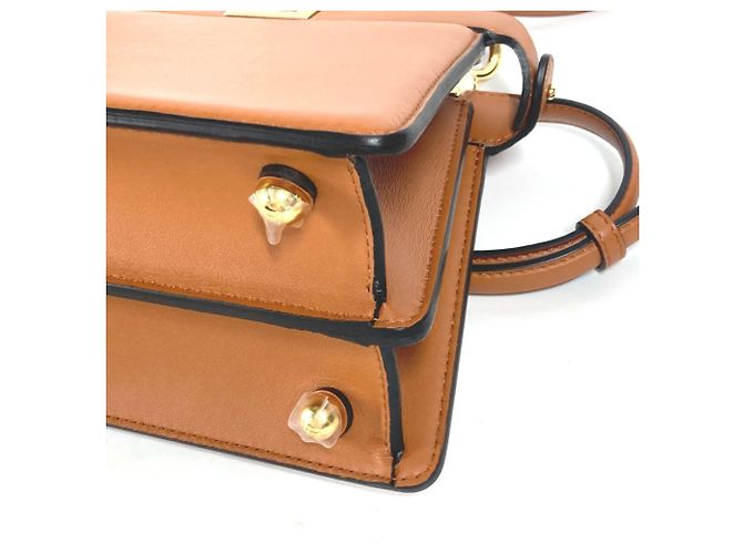 Borsa Fendi Peekaboo ISeeU Petite Marrone - vista 10
