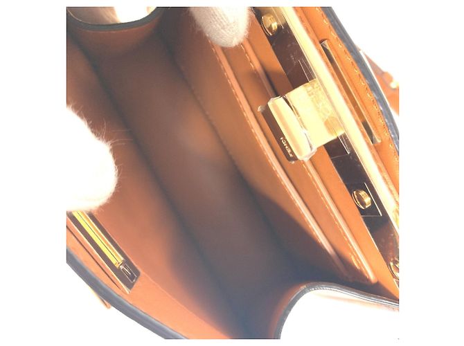 Borsa Fendi Peekaboo ISeeU Petite Marrone - vista 6