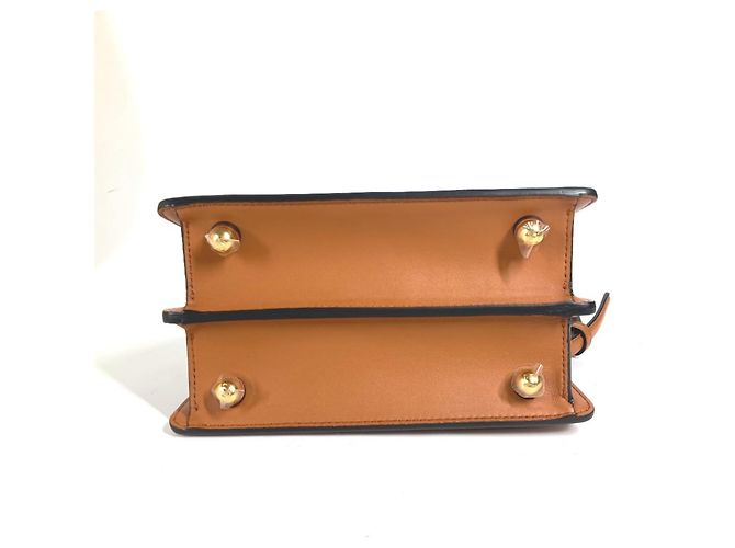 Borsa Fendi Peekaboo ISeeU Petite Marrone - vista 8