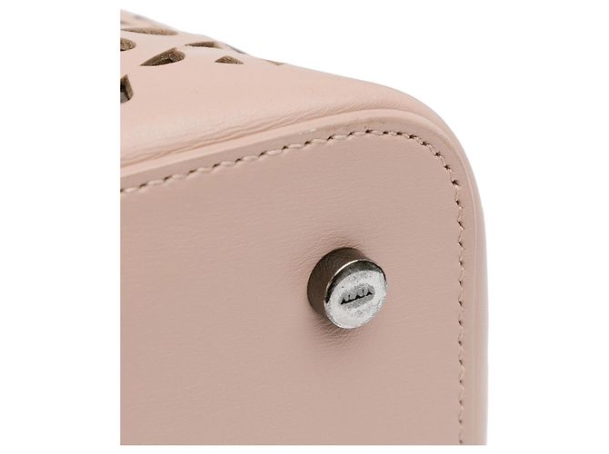 ALAÏA Brown Laser Cut Mina Vienne Tote - view 11