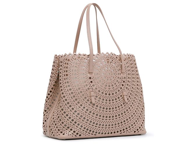 ALAÏA Brown Laser Cut Mina Vienne Tote - view 2