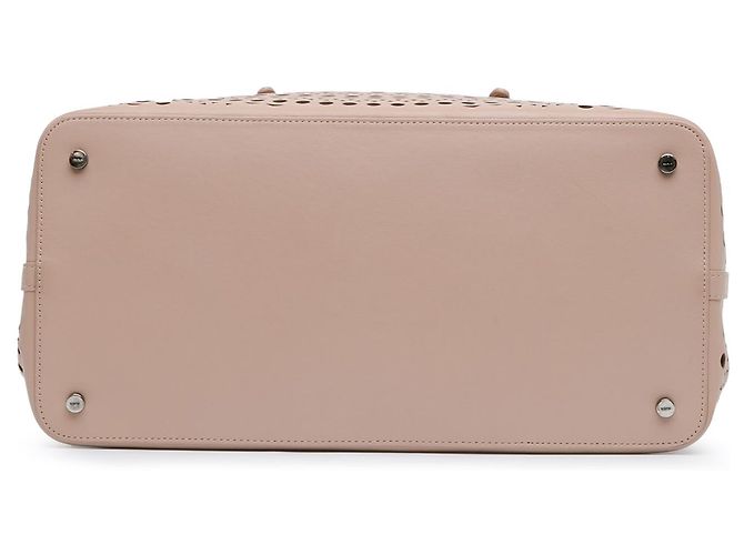 ALAÏA Brown Laser Cut Mina Vienne Tote - view 4