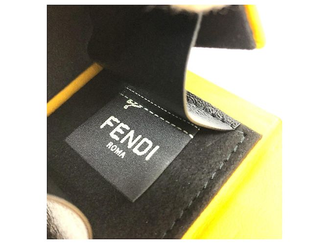 Fendi 7AR894 Portachiavi in pelle Giallo - vista 7