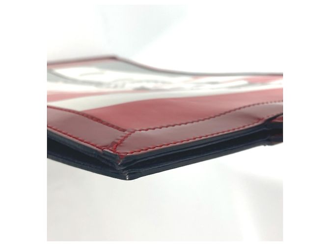 Borsa tote Chanel Mademoiselle Coco Chanel Bianco Rosso - vista 10