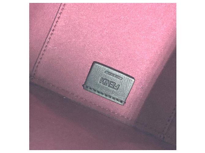 Borsa a spalla mini Origami di Fendi Porpora - vista 14