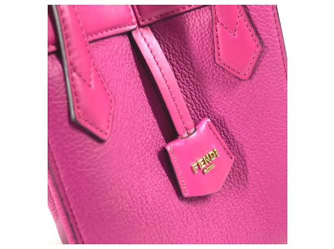 Borsa a spalla mini Origami di Fendi Porpora - vista 4