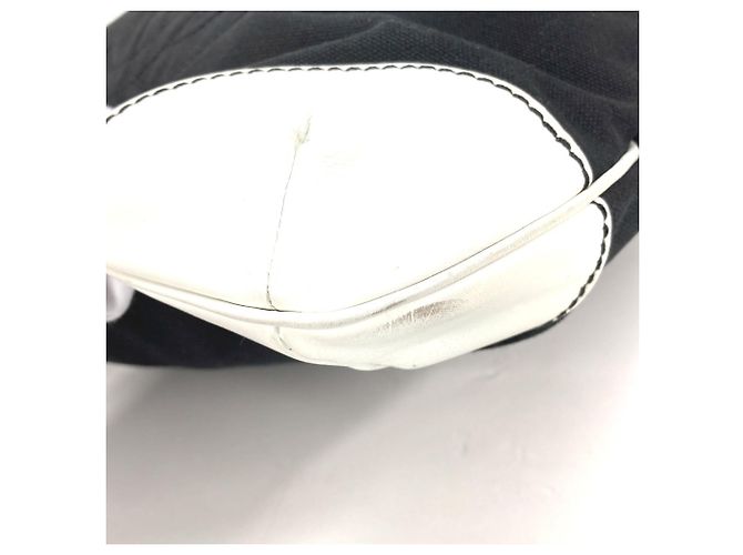 Borsa Tote Chanel Bicolor Deca Coco Chain Nero Bianco - vista 6