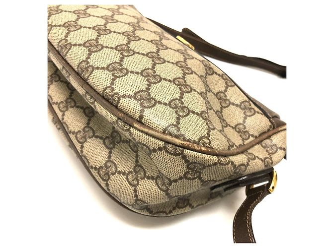 Borsa a spalla Gucci GG Plus Webbing Line - vista 3