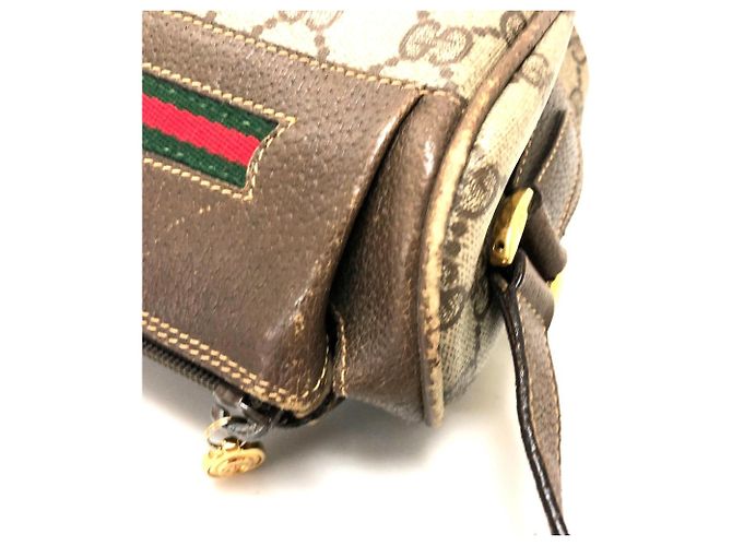 Borsa a spalla Gucci GG Plus Webbing Line - vista 4