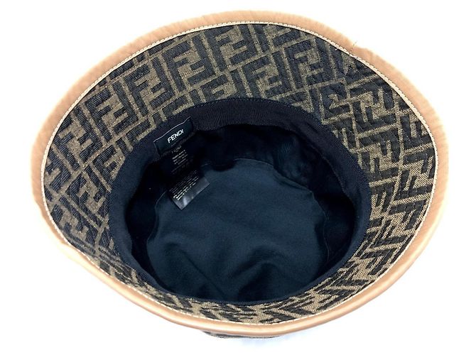 Fendi FXQ801 Chapéu Bucket Zucca - vista 2