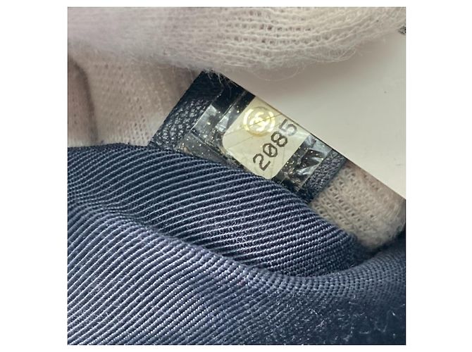 Borsa a Spalla Chanel Boy Chanel V-Stitch Blu - vista 13
