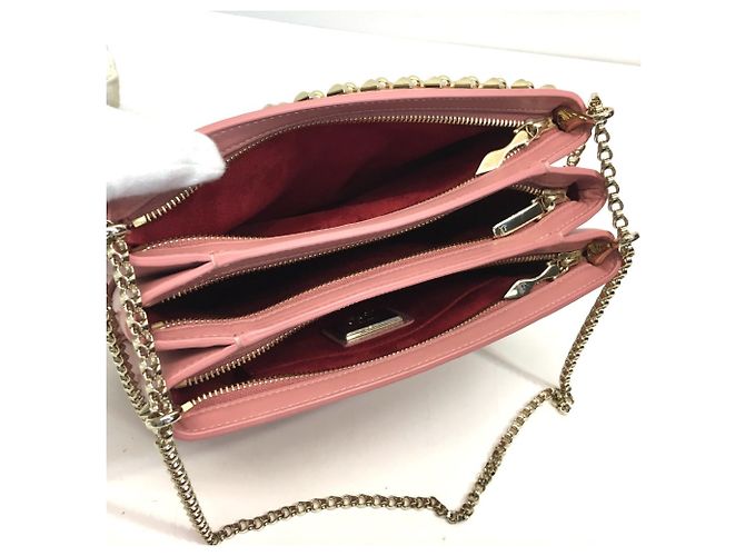 Borsa Trilby Large New Studs di Christian Louboutin Rosa - vista 7