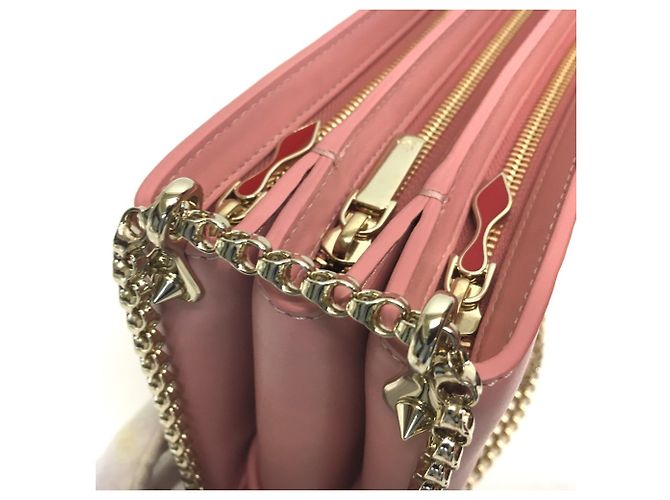 Borsa Trilby Large New Studs di Christian Louboutin Rosa - vista 8