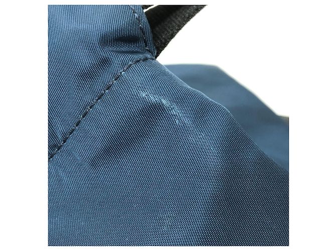 Fendi Zucca Nylon Rucksack Marineblau - Ansicht 13