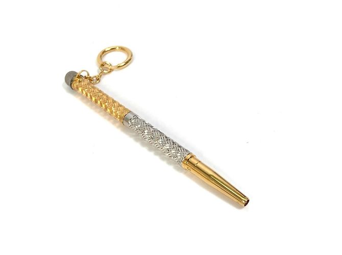 Orecchini Fendi Chaos Collaboration Scribble Pen Argento D'oro - vista 2