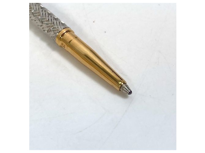 Orecchini Fendi Chaos Collaboration Scribble Pen Argento D'oro - vista 5