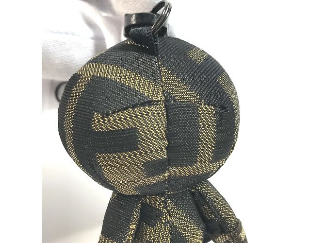 Fendi x A Bathing Ape Milo Zucca Plush Charm Marrone - vista 10