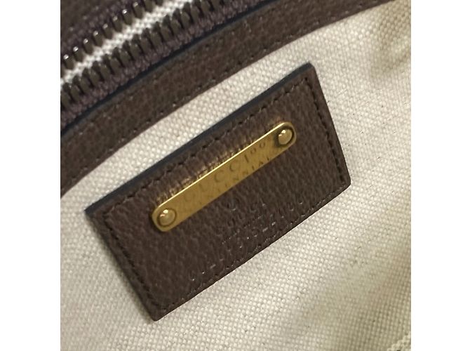 Borsa a cintura incrociata Gucci 602695 Marrone - vista 10