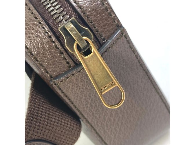 Borsa a cintura incrociata Gucci 602695 Marrone - vista 3