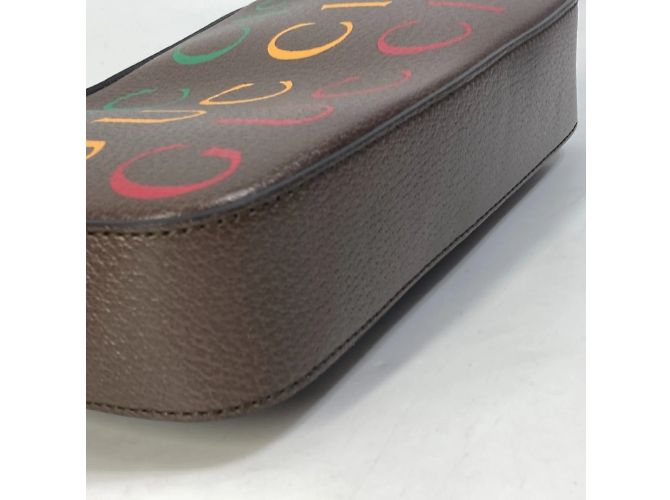 Borsa a cintura incrociata Gucci 602695 Marrone - vista 7