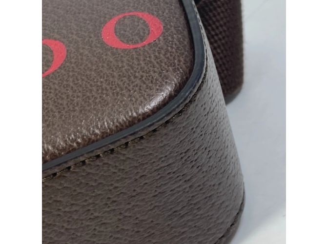 Borsa a cintura incrociata Gucci 602695 Marrone - vista 8