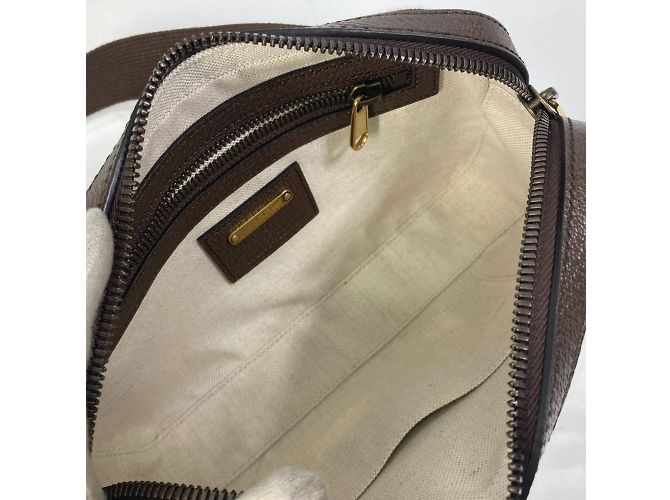 Borsa a cintura incrociata Gucci 602695 Marrone - vista 9
