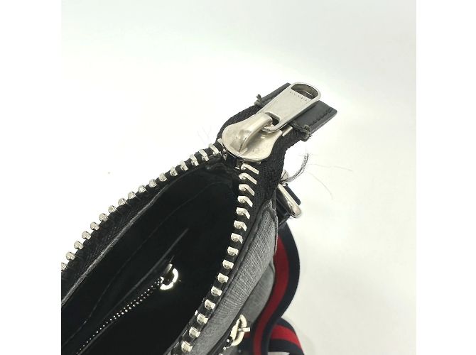 Borsa a Spalla Gucci GG Supreme Nero - vista 12