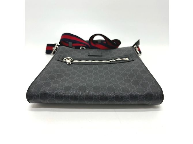 Borsa a Spalla Gucci GG Supreme Nero - vista 2