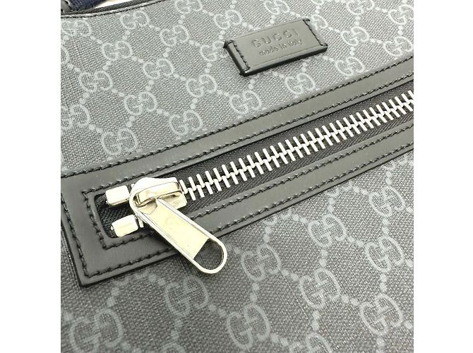 Borsa a Spalla Gucci GG Supreme Nero - vista 5