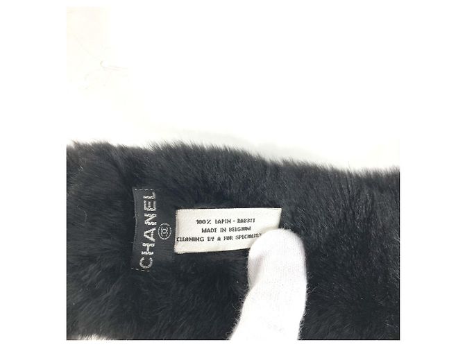 Bracciale Cocomark CC in pelliccia nera Chanel Nero - vista 5