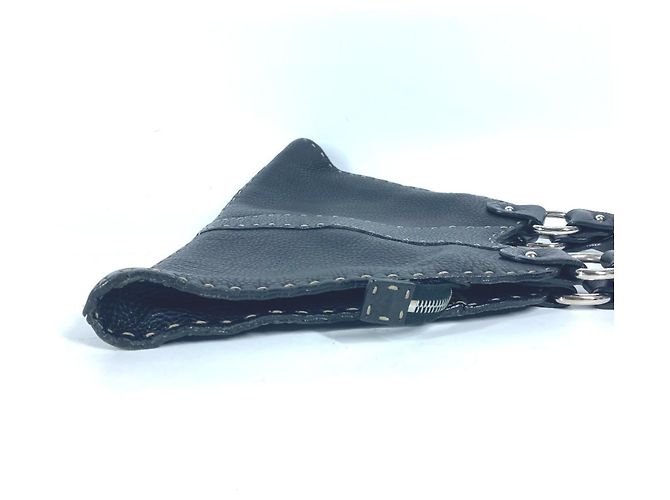 Borsa Fendi Selleria Nero - vista 3