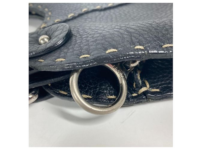 Borsa Fendi Selleria Nero - vista 8