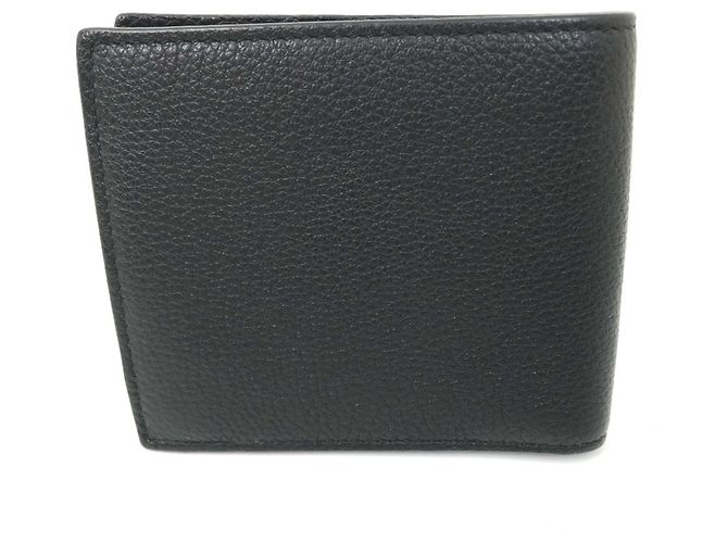 Billetera de cuero plegable Gucci Negro - vista 2