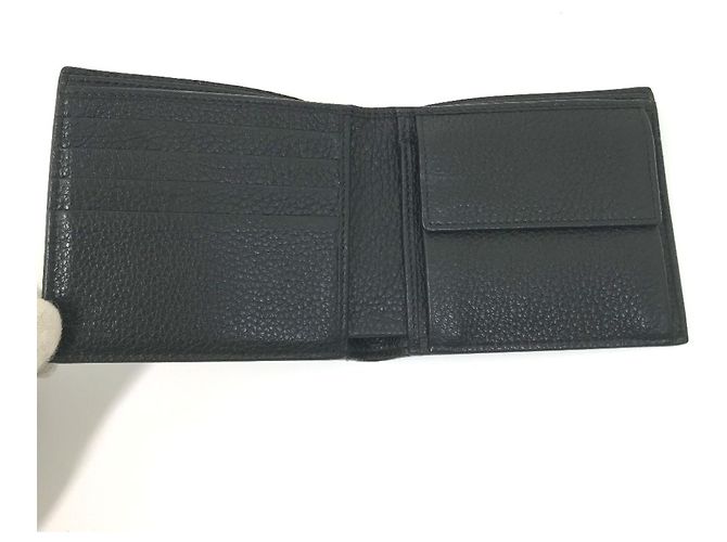 Billetera de cuero plegable Gucci Negro - vista 7