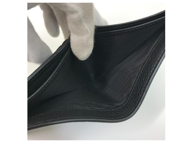 Billetera de cuero plegable Gucci Negro - vista 9
