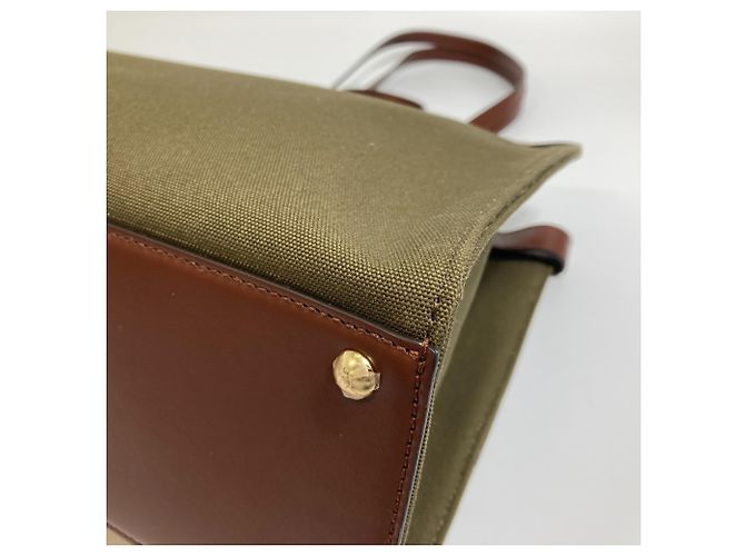 Fendi 8BH374 FF Peekaboo X Tote Schultertasche Grün - Ansicht 12