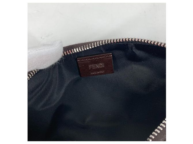 Fendi braune Lederstiftetui - Ansicht 6