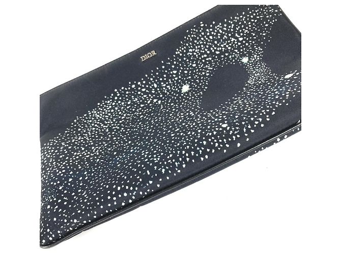 Pochette Clutch Christian Dior Peter Doig Nero - vista 3